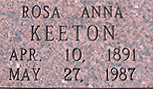 Rosa Anna Davis - Fade - Keeton #115 (Davis Family)